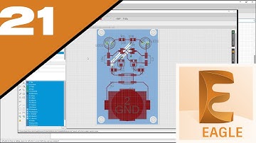 Ep21 - Eagle CAD Tutorial - PCB Tent Vias