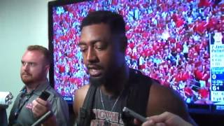 NU's Michael Rose-Ivey reacts to win over Illinois