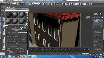 Tutorial on Modeling Texturing and Lighting an exterior in 3dsmax using Vray. ( Part 9)