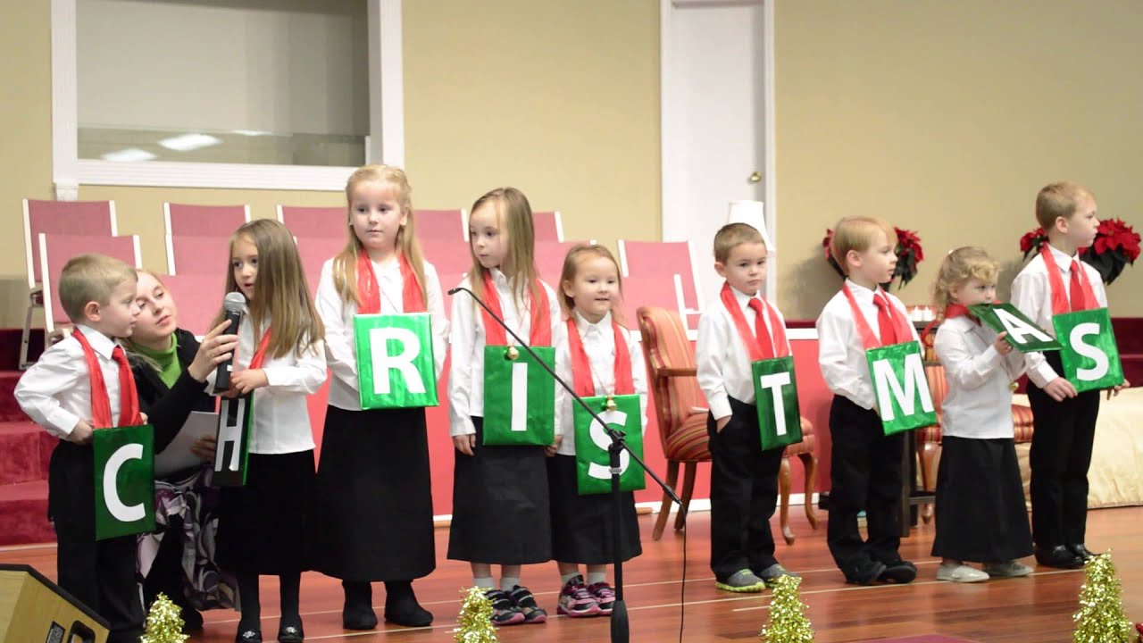 Preschool Christmas Program YouTube