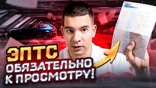 ЭПТС - это нужно знать ВСЕМ! Проблем стало только больше!