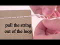 How To Open a Sewn Bag