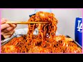 SPICIEST KIMCHI IN THE WORLD WRAPPED ANGRY CHAPPAGURI NOODLES l MUKBANG