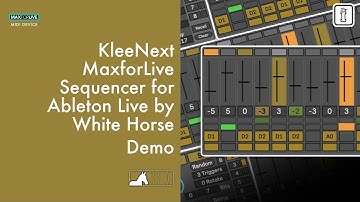 KleeNext MaxforLive MIDI Sequencer - Bit-gebaseerde Euro Rack Sequencing