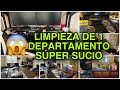 😱LIMPIE UN DEPARTAMENTO SÚPER SUCIO/ LIMPIEZA/ORGANIZACIÓN TRANSFORMACIÓN🛑 #limpieza #motivacion