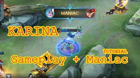 Karina Gameplay Mobile Legends 2021 | Karina Tutorial | Karina Guide | Karina MLBB
