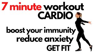 QUARANTINE WORKOUT #WITHME -7 MINUTE CARDIO  BOOST YOUR IMMUNE SYSTEM  REDUCE ANXIETY screenshot 3