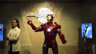 Meet iron man at the tech showcase tomorrowland of hong kong
disneyland.