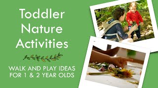 TODDLER NATURE PLAY | Outdoor activities and nature play ideas for young toddlers