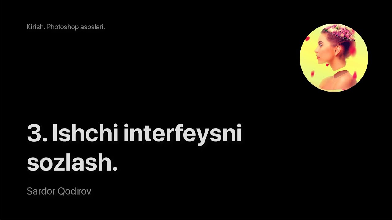 Interfeysni sozlash