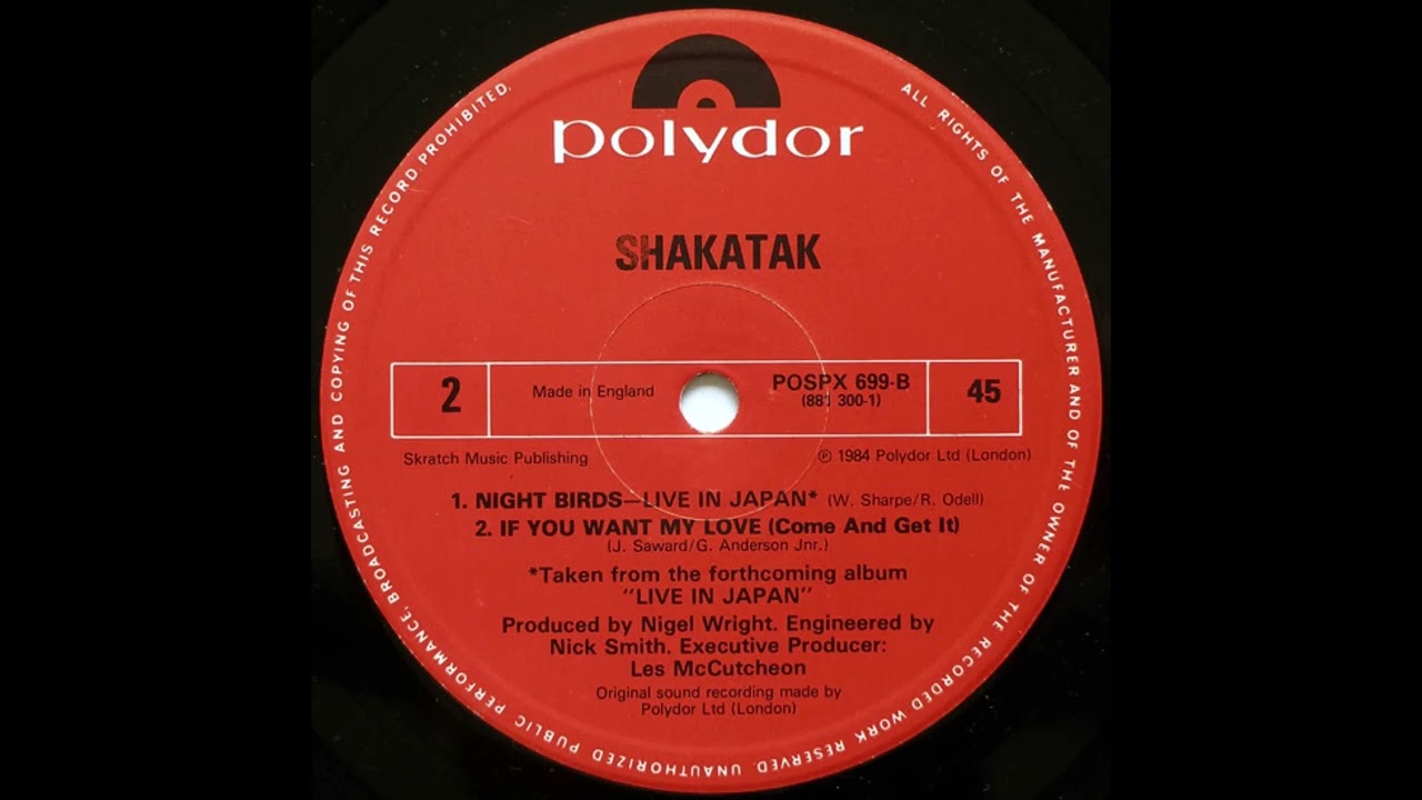 SHAKATAK - If you want my love come and get it