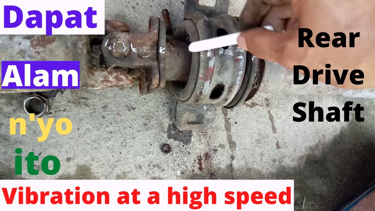 How to Align Rear Drive Shaft || paano mag align ng Profeller Shaft