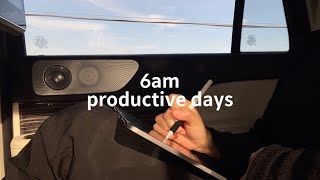 study vlog | 무한루프의 늪 | 6am productive days