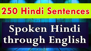 250 Hindi Sentences | 250 Hindi Phrases | Spoken Hindi through English screenshot 5