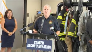 State fire marshal announces major funding to fight firefighter cancer along with Helene response