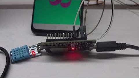 ESP32 with DHT11 sensor + Thingspeak + My Own Designed Mobile Application