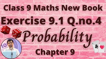 TN Class 9 Maths Probability Exercise 9.1 Q.no.4 Chapter 9 Classic & Empirical Approach AlexMaths
