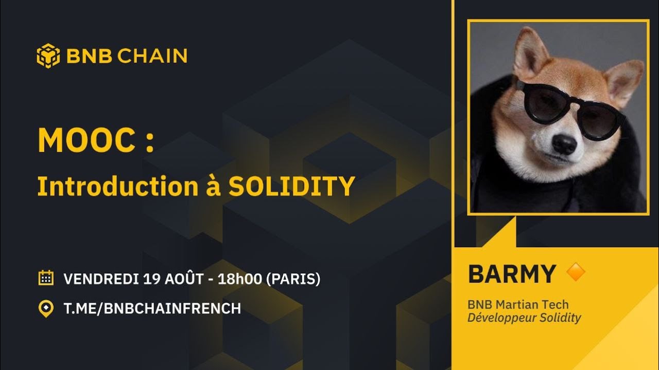 MOOC 3 - Introduction à Solidity