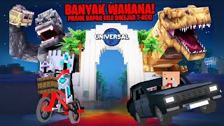 REKREASI YUK BANYAK PERMAINAN SERU DI UNIVERSAL STUDIO DUFAN DI MINECRAFT!!!