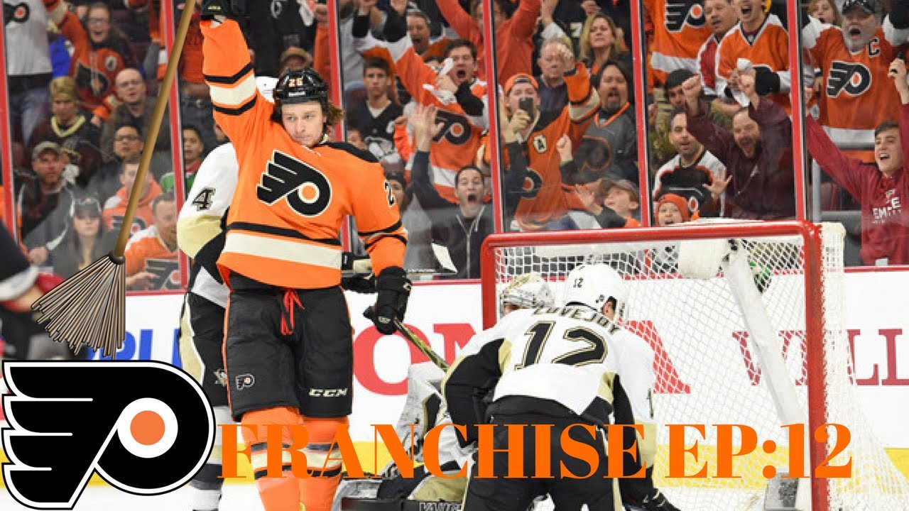 NHL 17 FLYERS FRANCHISE EP:12 EQF GAME 3 AND 4 VS THE PENGUINS!!! CAN WE SWEEP THE PENS!!!