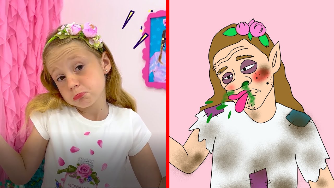 Nastya and dad do fun science experiments | Drawing Meme - YouTube
