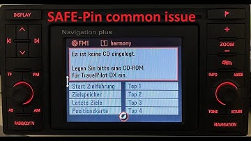 How to Connect VW Audi RNSD Navigation SAFE-Pin Common Issue