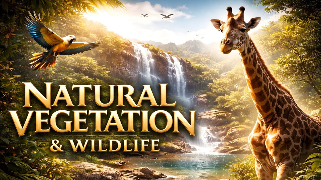 Natural Vegetation & Wildlife Class IX (animation) | Class 9th Geography Chapter 5th | CBSE