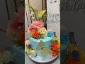Blue Motiff cake design by: Helen’scake