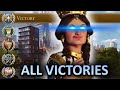 I won every victory type in one single game as tamar of georgia in civ 6 on deity  test of time mod