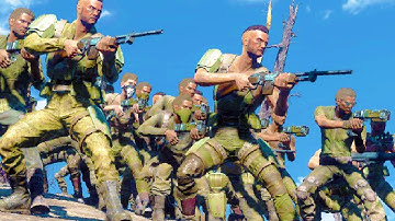 Gunner Army VS Super Mutants! - Fallout 4 NPC Battle