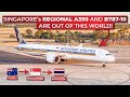Singapore Airlines ECONOMY aboard the Boeing 787-10 and MID-HAUL Airbus A350-900! | BRUTALLY HONEST