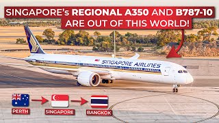 Singapore Airlines ECONOMY aboard the Boeing 78710 and MIDHAUL Airbus A350900! | BRUTALLY HONEST