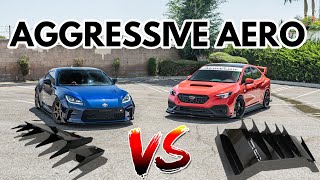 Aggressive Diffuser for the 2022 SUBARU WRX/ 2022 Toyota GR86