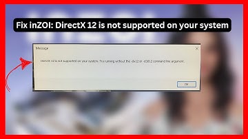 inZOI: DirectX 12 is not supported on your system (Quick fix)
