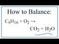 Balancing Chemical Equations