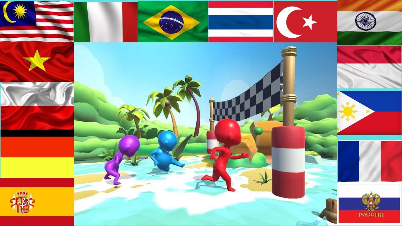 Fun Race 3D in different languages meme. YouTube