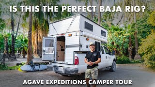 Simple & Rugged Baja Guide’s Truck Camper | F250 with Hawk Slide-In Camper