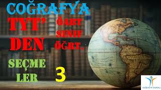 Coğrafya Tytden Öabt Den Seçmeler 3 - Ulutaş