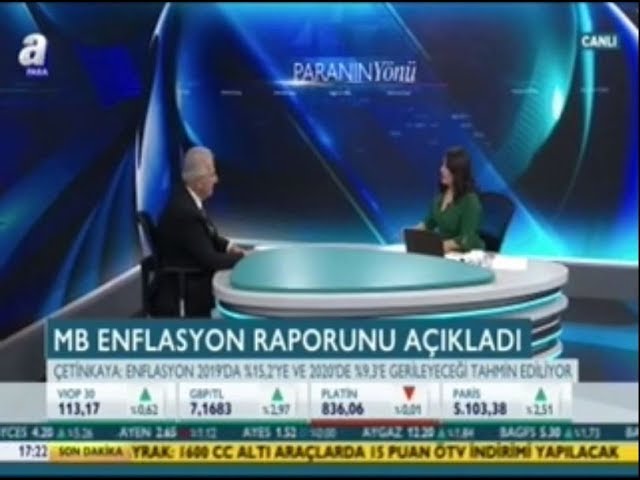 TÜSİAD Yönetim Kurulu Başkanı Erol Bilecik A Para'da Özlem Doğaner'in Konuğu Oldu