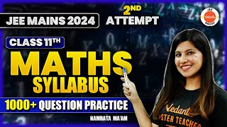 Complete Class 11 Maths | 1000+ Practice Questions | JEE Mains 2nd Attempt | Namrata Mam screenshot 2