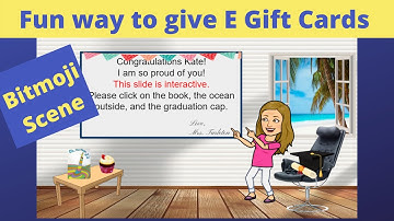 Bitmoji Scene for E Cards