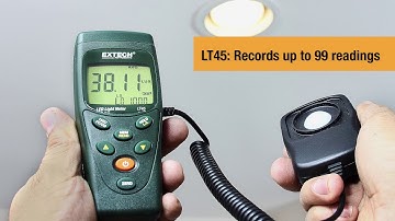Introducing the Extech LT40 & LT45 LED Light Meters