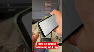 Samsung A14 frp bypass Android 13 #hardreset #shortsamsung #frp #googleaccountremove