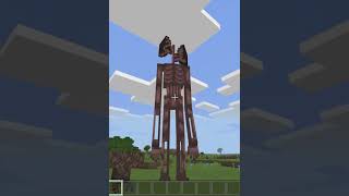 Wither VS Siren Head Minecraft #shorts