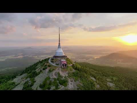 Ještěd Sunset 4K - DJI Mavic 3 PRO