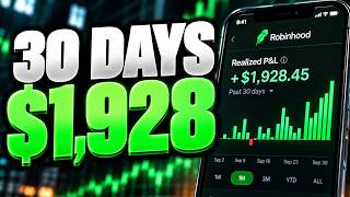 I Made $1,928 in 30 Days Selling Options