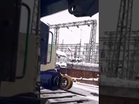 Монтаж гидроцилиндра автовышки