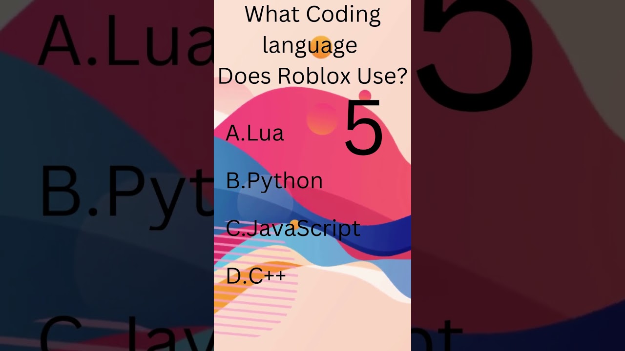 What language does roblox studio use?  