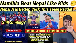 Post Match: Nepal vs Namibia, Nepal A is Better Than Senior Team 🤬