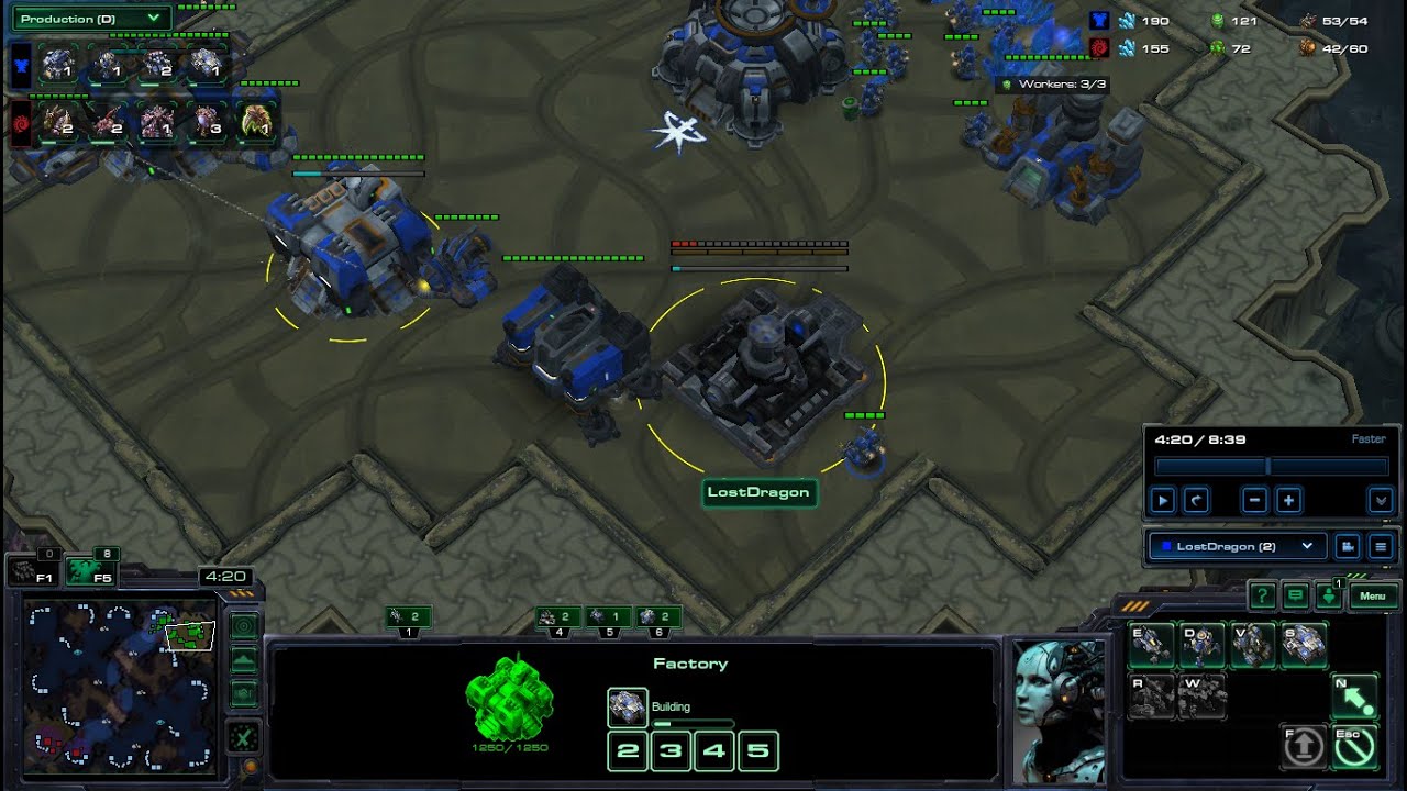 StarCraft II 2021 - Siege tank widow mine Zerg massacre -  Economical Focus